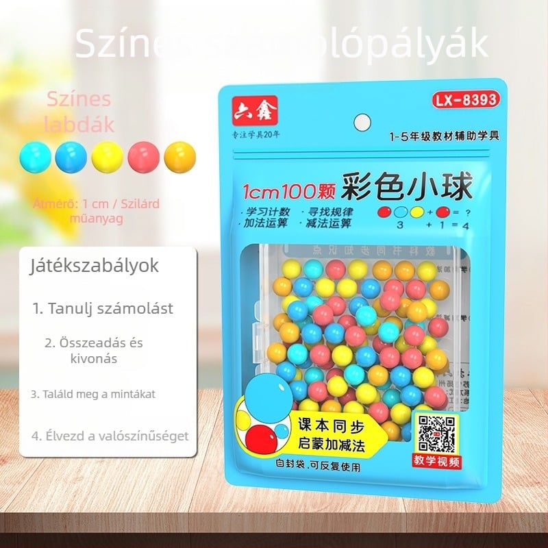 Youcai műanyag számoló golyók általános iskolai matematikához – tanítási segédeszközök valószínűségi feladatokhoz