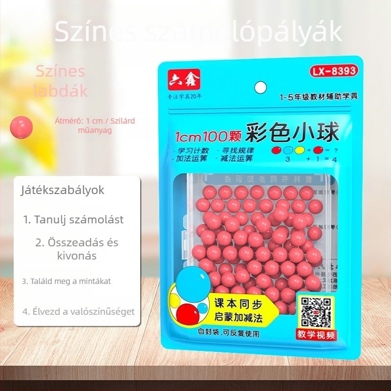 Youcai műanyag számoló golyók általános iskolai matematikához – tanítási segédeszközök valószínűségi feladatokhoz