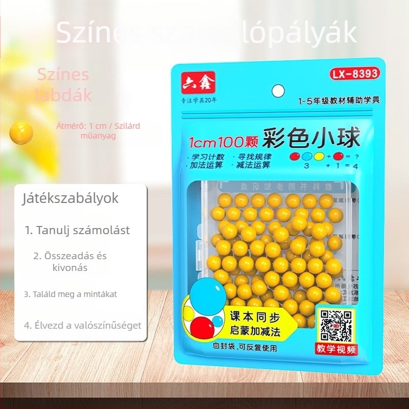 Youcai műanyag számoló golyók általános iskolai matematikához – tanítási segédeszközök valószínűségi feladatokhoz
