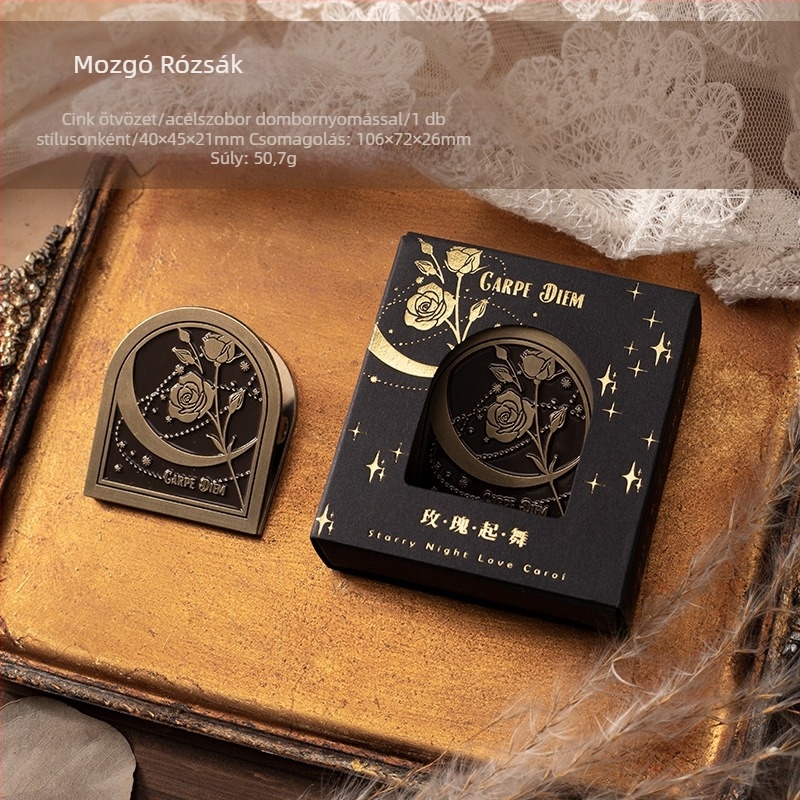 Mo Mo fém klipek noteszhez – Starry Night Love Song sorozat, 6 dizájn