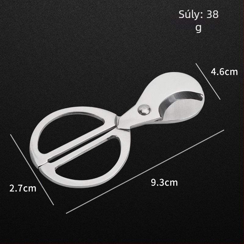 Fan Sheng rozsdamentes acél szivarvágó elektroplakolt felülettel, kettős élű pengék, testreszabható