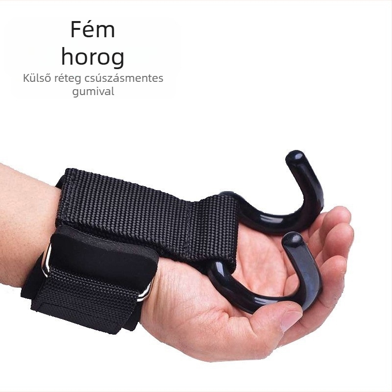 Súlyemelő fogó erősített markolattal a kettős húzásokhoz — acél kivitel