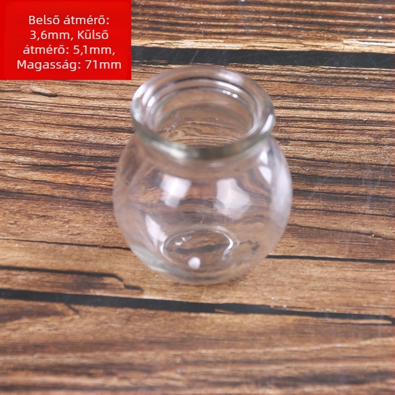 Üveg kuping készlet otthoni egészségügyi masszázshoz, 6 pohárral
