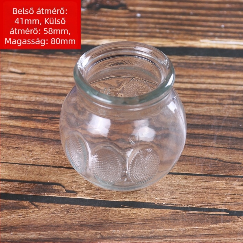 Üveg kuping készlet otthoni egészségügyi masszázshoz, 6 pohárral