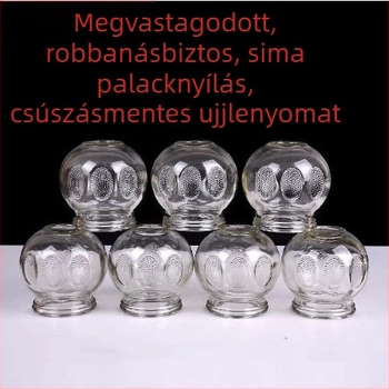 YY Üvegből készült vákuumos kupálókészlet otthoni használatra – Üveges kupáláshoz szükséges eszközök, magas fehér üveg, származás: Xuzhou, Jiangsu