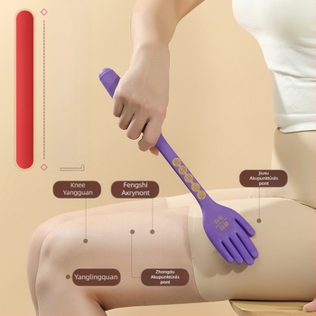 Nai jiasi Szilikon meridián koppanó tábla — kézi masszázs eszköz nyakhoz, háthoz, lábakhoz és talpakhoz