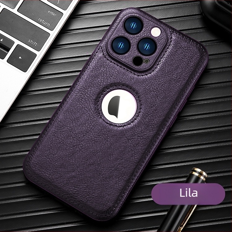 Keretszerkezetű PU bőrhatású védőtok iPhone 11–14 Pro/Pro Max sorozathoz, teljes védelem, leesés elleni