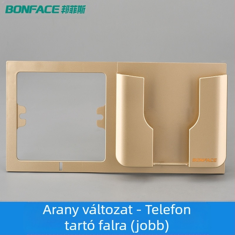Bonface falra szerelhető telefon-tartó, Modell 101, Műanyag (Márka: Bonface; Modell: 101; Anyag: Műanyag; Kompatibilis modell: Egyéb)