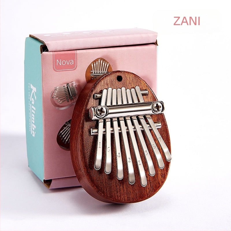 8-hangos Kalimba hüvelykujj-zongora, kompakt modell, 1 készlet