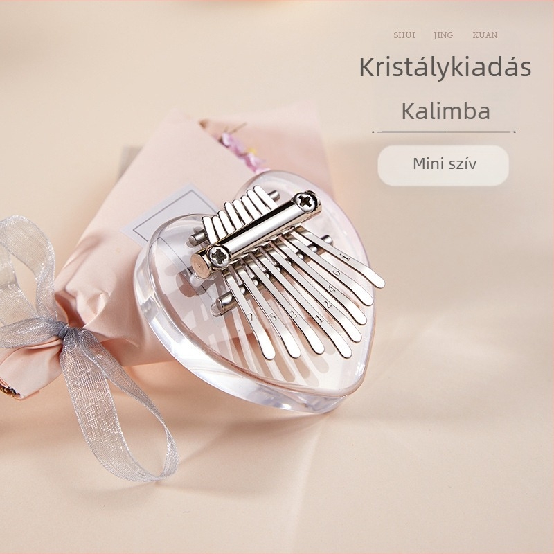 8-hangos Kalimba hüvelykujj-zongora, kompakt modell, 1 készlet