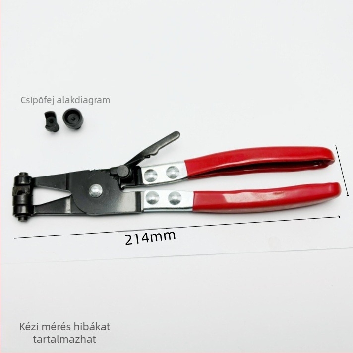 Cső- és tömlőcsatoló fogó – szénacél, mechanikai javításokhoz