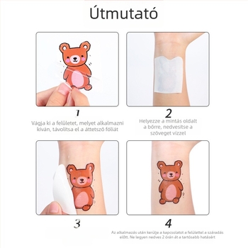 Mellkas tetoválás matrica – Cseresznyefa virág dizájn, víztranszfer nyomtatás, vízálló, uniszex