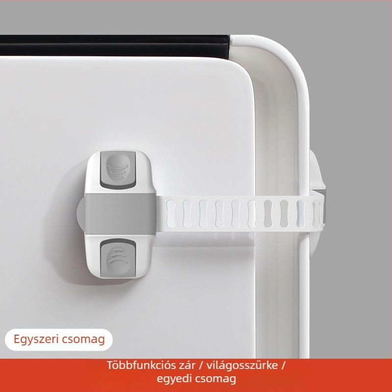 Yumman's sincerity gyermekbiztonsági zár – szekrényekhez, ajtókhoz, fiókokhoz és hűtőhöz, szorítás elleni védelem