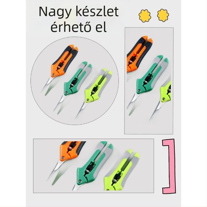 Rozsdamentes acél metszőolló kerthez, logó nyomtatással, testreszabható, modern minimalista stílus, 2020 tavasz megjelenés