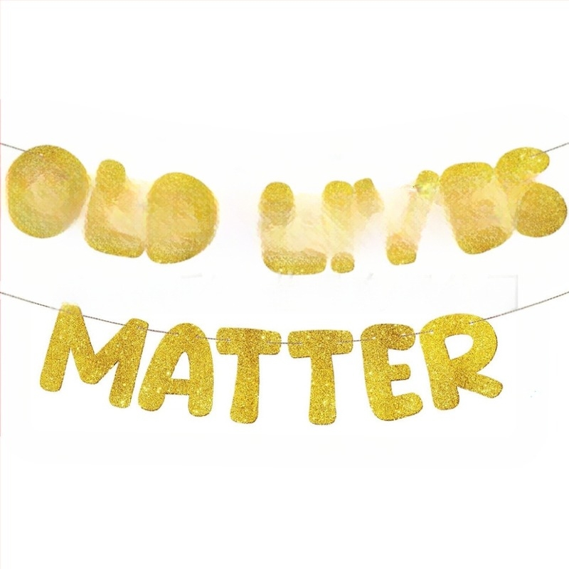 Old Lives Matter zászló – fotórekvizit születésnapi és nyugdíjas rendezvényre | Márka shangcai, Anyag: papír, Stílus: Celebrate, IP: No authorization