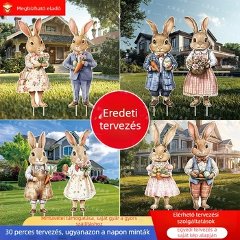 Húsvéti kertjelző (Húsvéti kártya; Márka Ocean; Cél: Húsvéti udvari dekoráció)