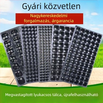 Zöldségnevelő tálca: zeller, koriander, rizs – különböző méretek, vastag falú, sík kerti tálca
