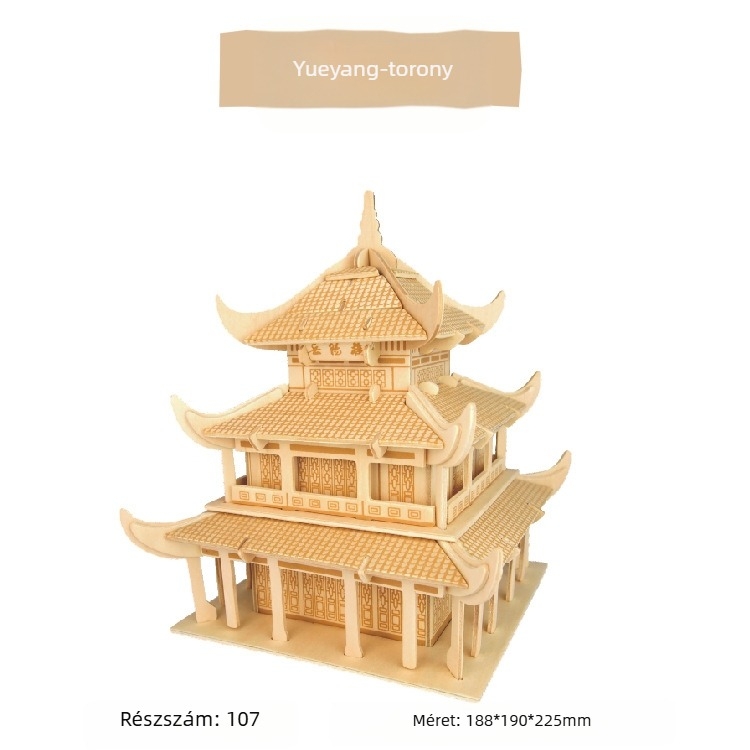 Fa 3D puzzle 7–14 éves gyermekeknek.