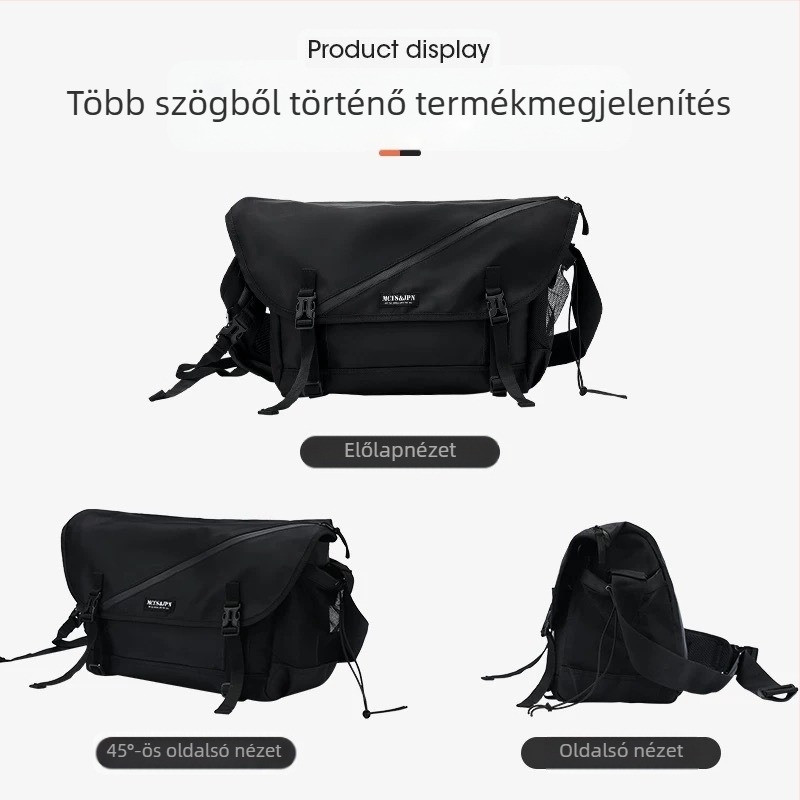 Férfi Crossbody táska - Utcai stílus, Oxford anyaga, lélegző és vízálló, happypeople