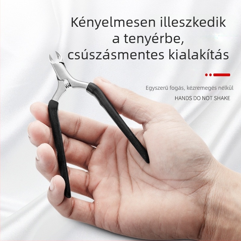 Halott bőrre szánt olló és csipesz, 4Cr13 rozsdamentes acél, Yangjiang eredet, nettó tömeg 53 g, csomagolás 500 db