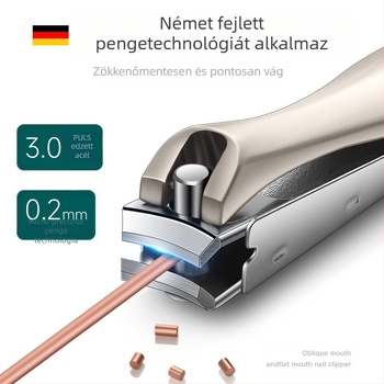 Körömollók - Hordozható, Anti-Splash, Szénacél, Kemény körmöknek