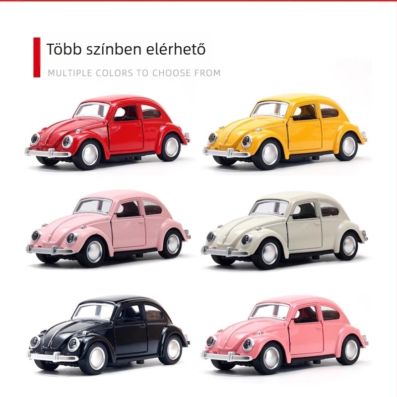 Ötvözetes autómodell játék, statikus klasszikus autó, erővezérlés, OEM logó testreszabás, 7–14 éveseknek