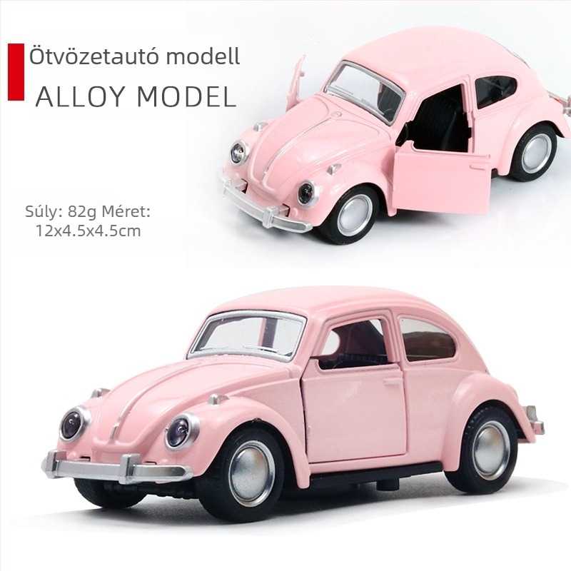 Ötvözetes autómodell játék, statikus klasszikus autó, erővezérlés, OEM logó testreszabás, 7–14 éveseknek