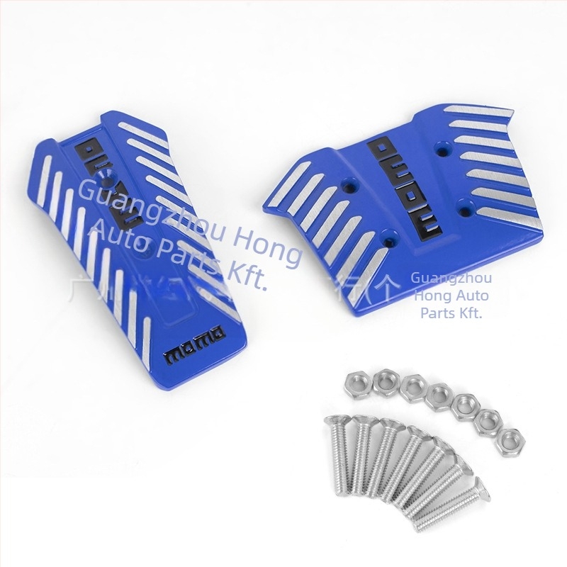 Always red autópedál készlet alumínium ötvözetből gyorsító- és fékpedálhoz – univerzális illeszkedés, testreszabható