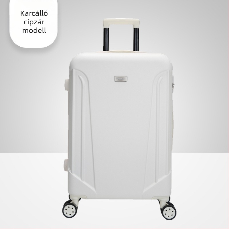 Emo 819 ABS+PC bőrönd teknőc mintával, jelszavas zár, cipzár, univerzális kerekek, 3 kg, utazáshoz