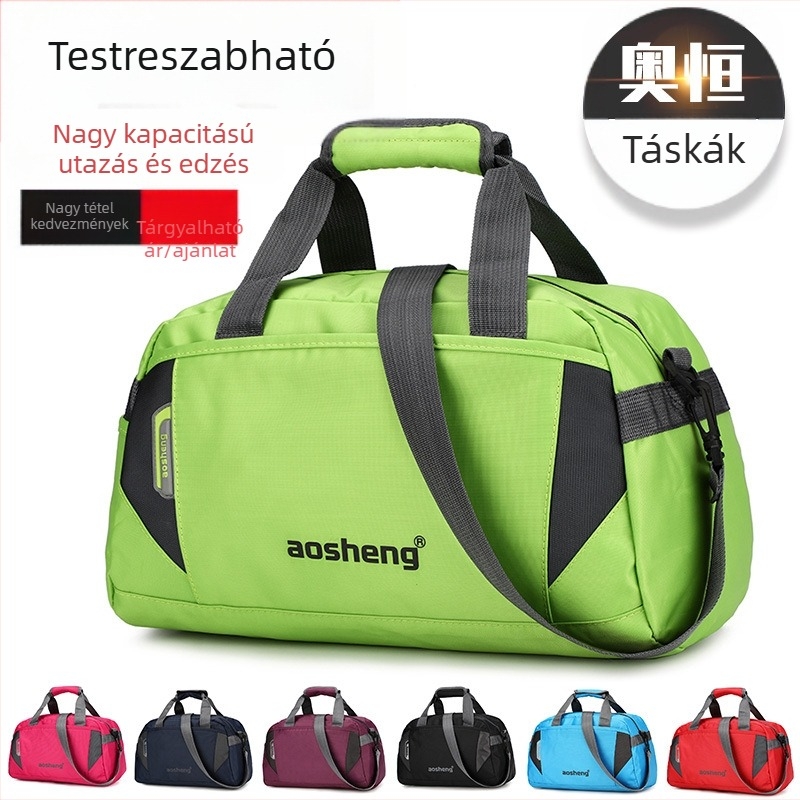 Férfi edzőtáska, nylonból készült kültéri utazótáska, kapacitás 20-35L, lélegző, vízálló, modell 6003, márka AoluHeng/Aoheng.