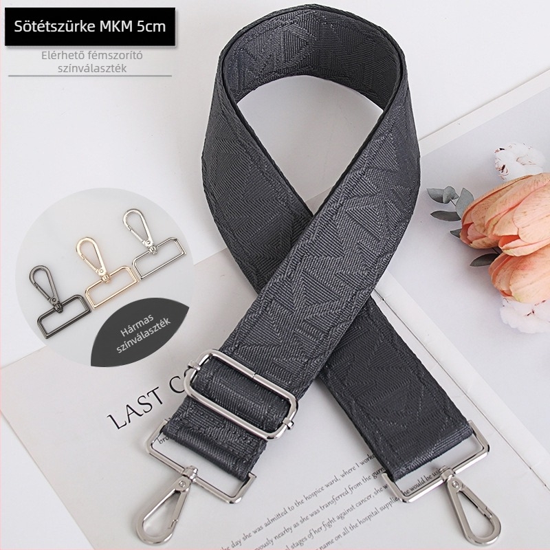 Xinhao poliészter Jacquard táska vállpánt, univerzális crossbody vállpánt (csere kiegészítő)