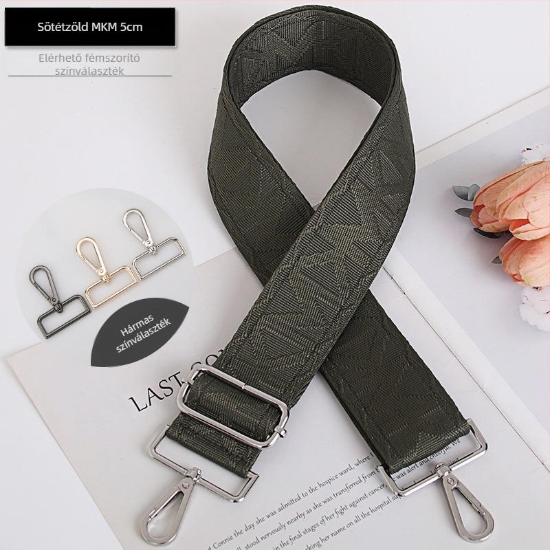 Xinhao poliészter Jacquard táska vállpánt, univerzális crossbody vállpánt (csere kiegészítő)