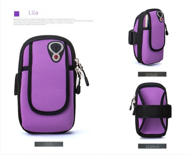 Shi Xin uniszex karon viselhető futó táska kültéri edzéshez - vízálló, ultrakönnyű, lélegző, lopás elleni védelem