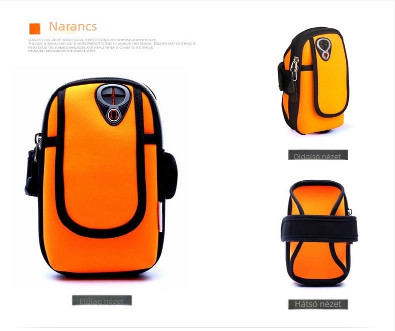 Shi Xin uniszex karon viselhető futó táska kültéri edzéshez - vízálló, ultrakönnyű, lélegző, lopás elleni védelem