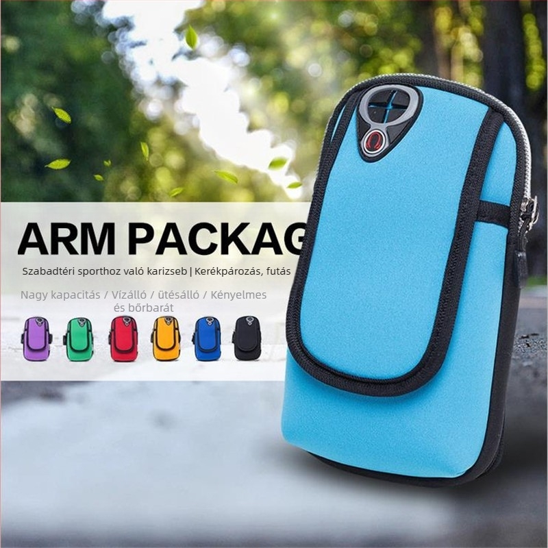 Shi Xin uniszex karon viselhető futó táska kültéri edzéshez - vízálló, ultrakönnyű, lélegző, lopás elleni védelem