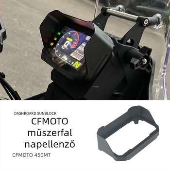 Jenik műszerfalfedél és kijelzővédő fólia 450MT-hez – por és UV védelem