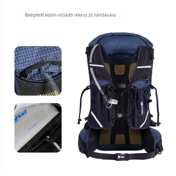 ANMEILU Uniszex túrahátizsák, nylon, 30L kapacitás, fiziológiás görbületű hátsó panel, poliészter bélés, szabadtéri sportokra