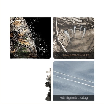 Yuele kültéri esőkabát és nadrág szett – fényvisszaverő, könnyű, két részes dizájn, PVC anyag, PU ragasztó vízálló réteg