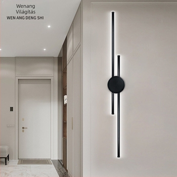 Fali LED lámpa PC árnyékolóval, vas test, 220V, általános célú világítás