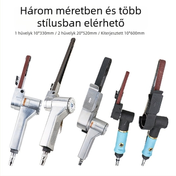 Fast Leopard pneumatikus szalagcsiszoló gép, csiszoláshoz és polírozáshoz