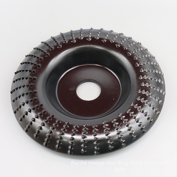 Sarokcsiszolóhoz való polírozó korong – ívelt alakú abrazív korong faanyag és műanyag megmunkálásához