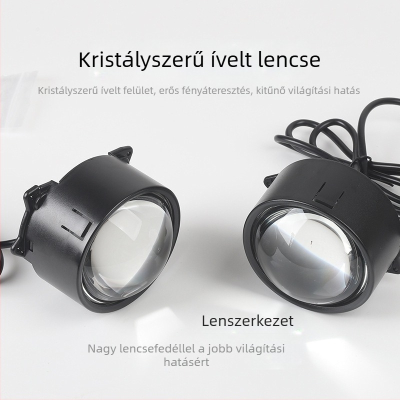 LED démon szemek lámpa módosított lencsével, 1W, 12V, 0.3A, univerzális