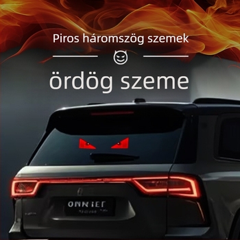 LED autó szemfények több üzemmódban riasztó fények, modell MKS-9980, univerzális kompatibilitás, interaktív hátsó tükör fények