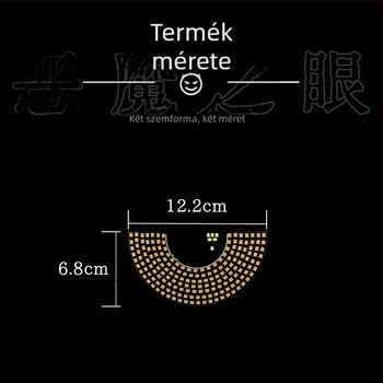 LED autó szemfények több üzemmódban riasztó fények, modell MKS-9980, univerzális kompatibilitás, interaktív hátsó tükör fények