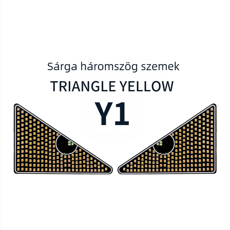 LED autó szemfények több üzemmódban riasztó fények, modell MKS-9980, univerzális kompatibilitás, interaktív hátsó tükör fények