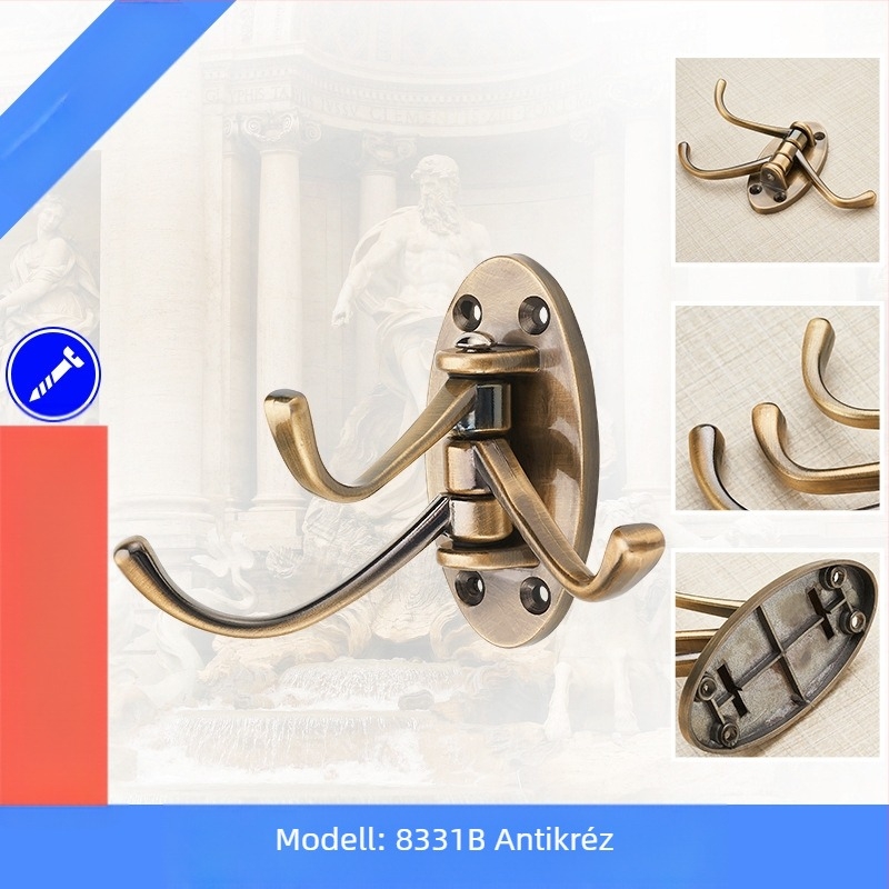 Ruhaakasztó forgó mechanizmussal - falra szerelhető, modern és minimalista stílus, Youyi, modell 8331a