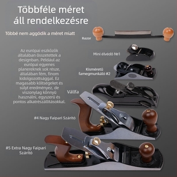 Kézi gyalu — kézi faipari eszköz a felületkezeléshez, márka cattle gauge, nem importált