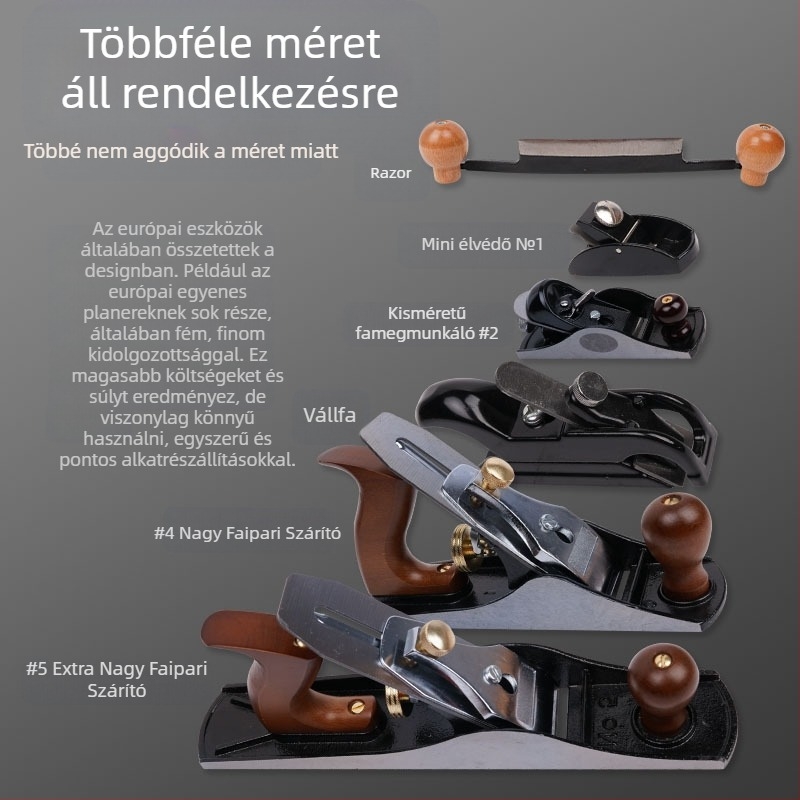 Kézi gyalu — kézi faipari eszköz a felületkezeléshez, márka cattle gauge, nem importált