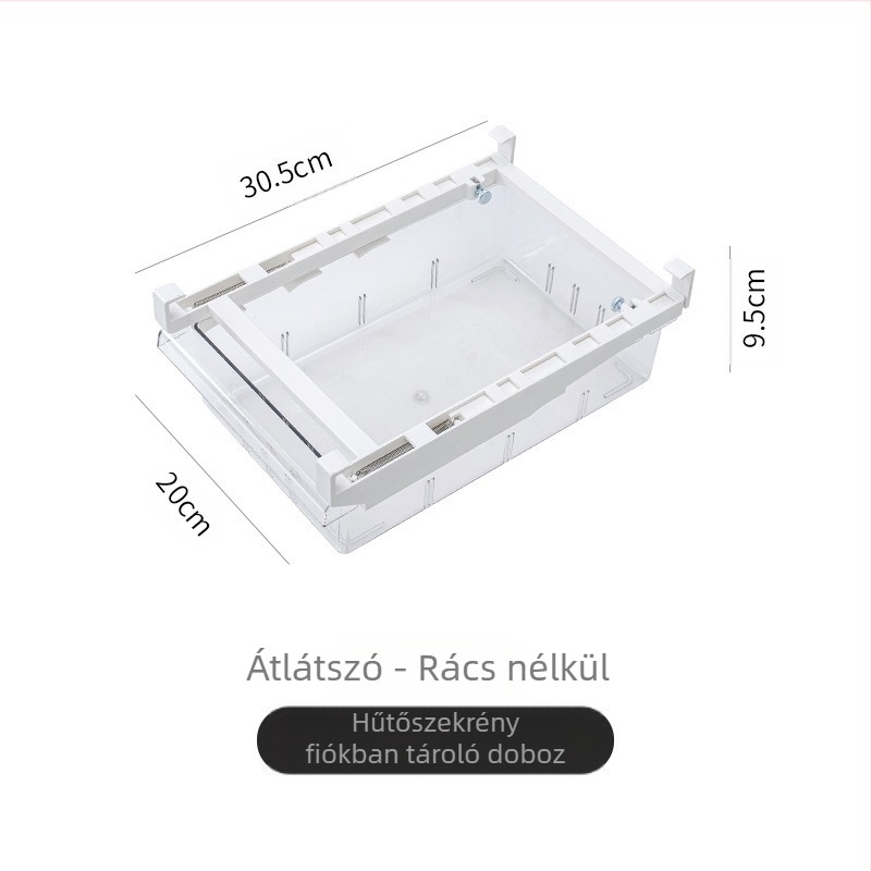 Egarda Hűtőtojás tároló – PET+ABS, átlátszó fiók, frissen tartja a tojásokat
