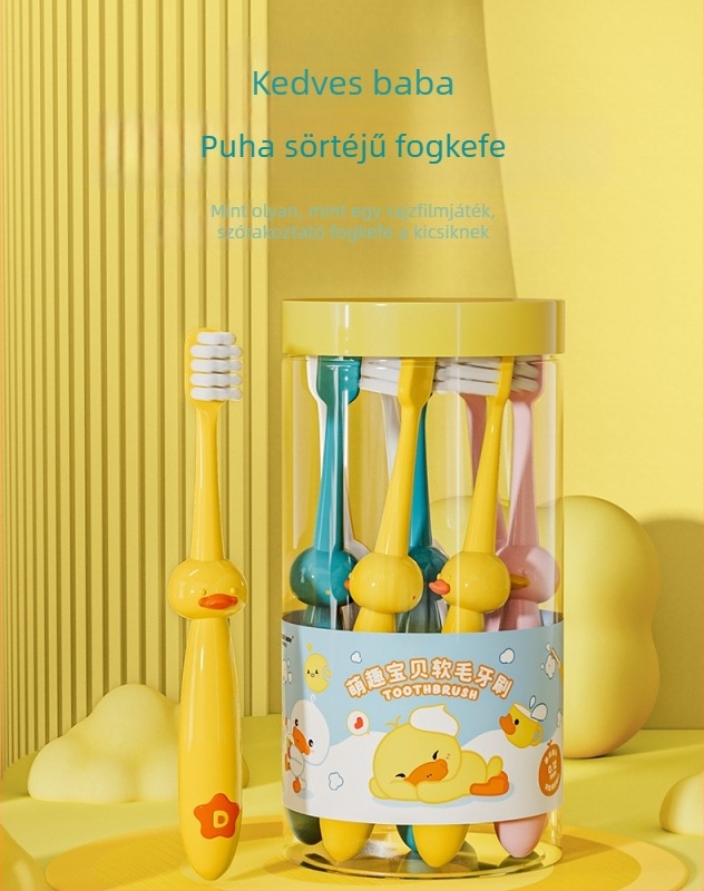 Kézi fogkefe hordó alakú dizájnnal, puha sörtékkel, modell R0722, felnőtteknek